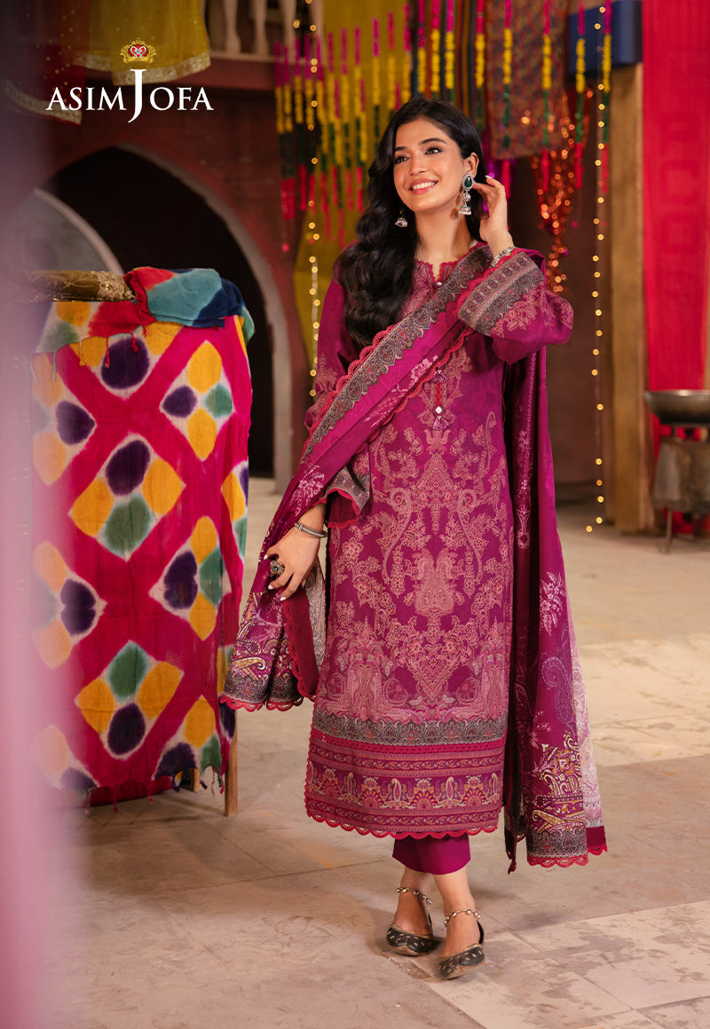 AJEL-12 PRINTED LAWN 3 PCS