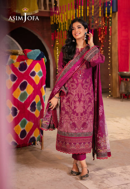 AJEL-12 PRINTED LAWN 3 PCS