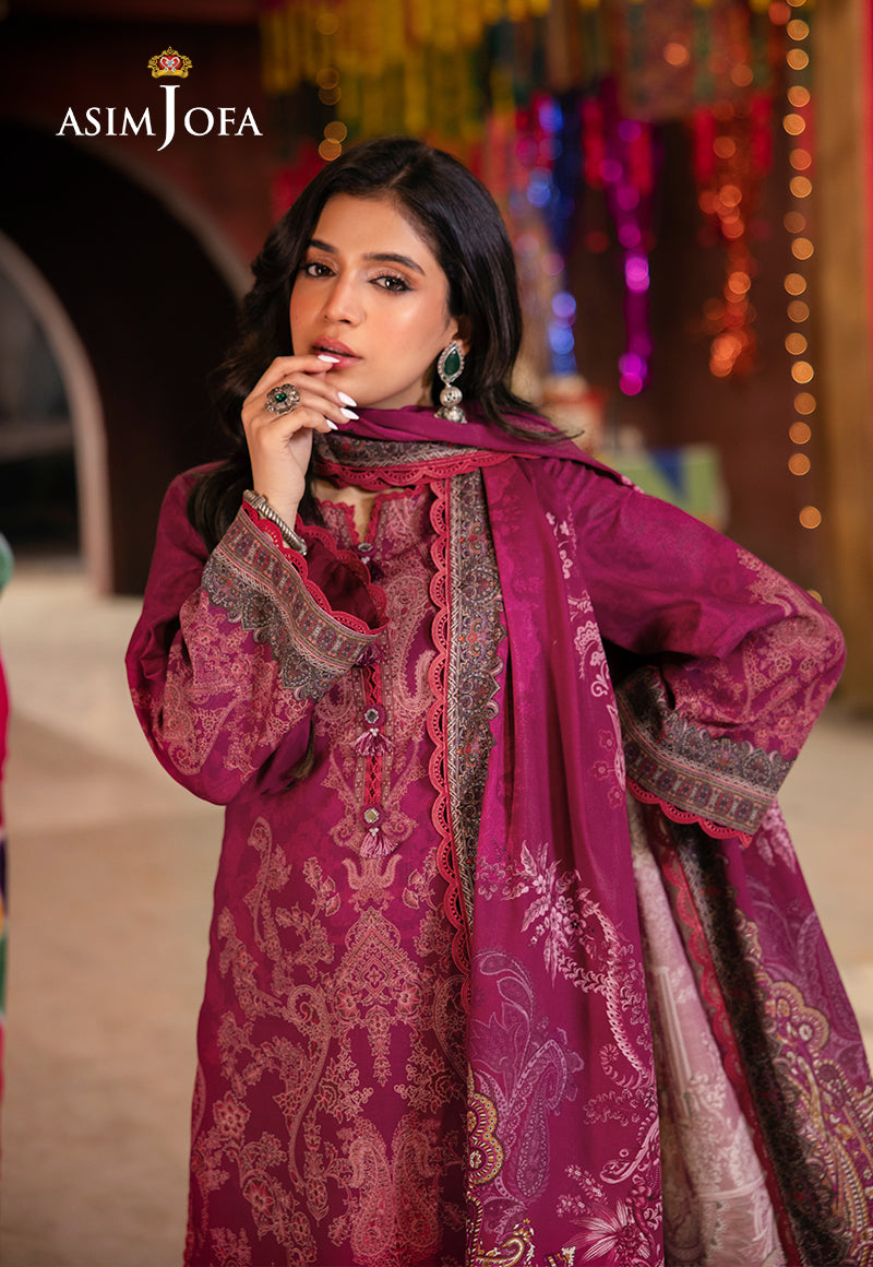 AJEL-12 PRINTED LAWN 3 PCS