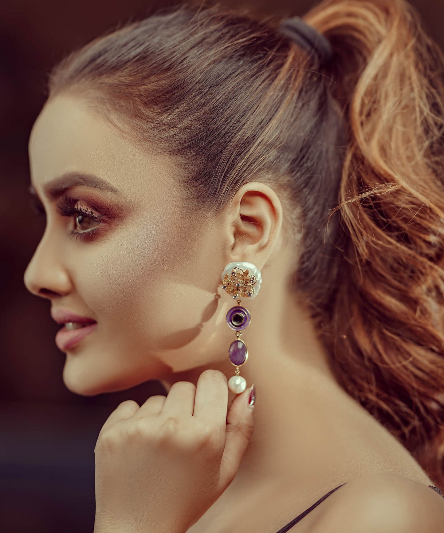 Mauve Earrings