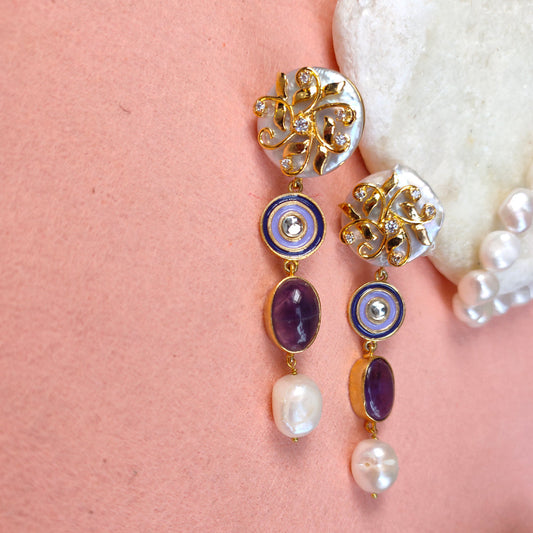 Mauve Earrings