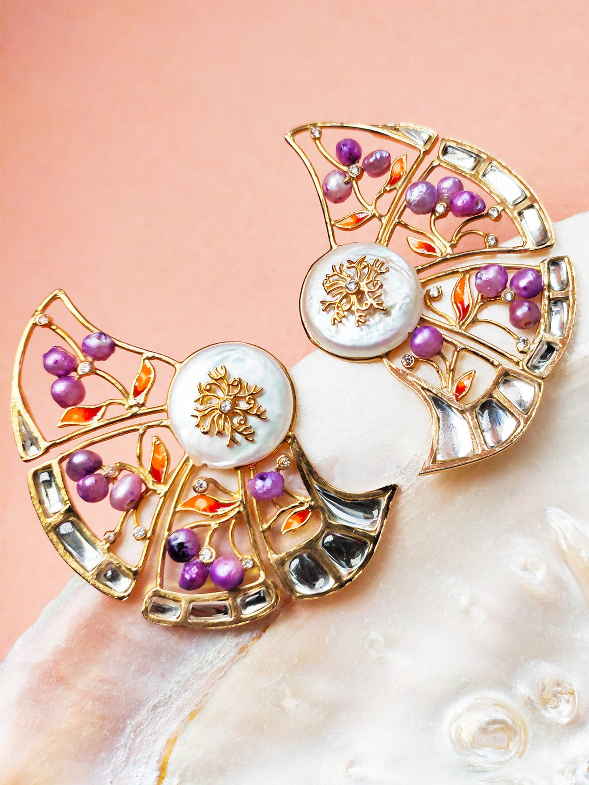 Orchid Earrings