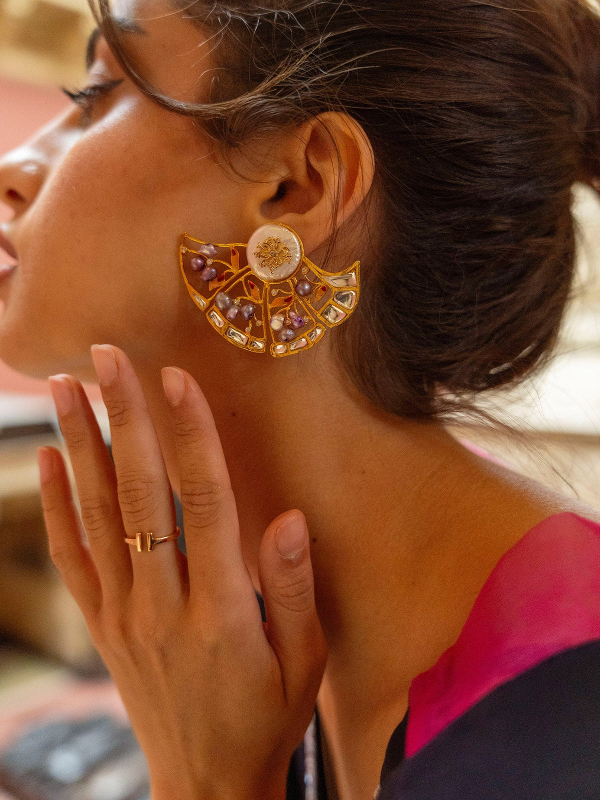 Orchid Earrings