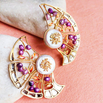 Orchid Earrings