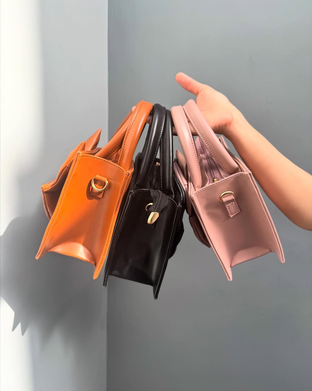 Branded Soft Pink women’s handbag
