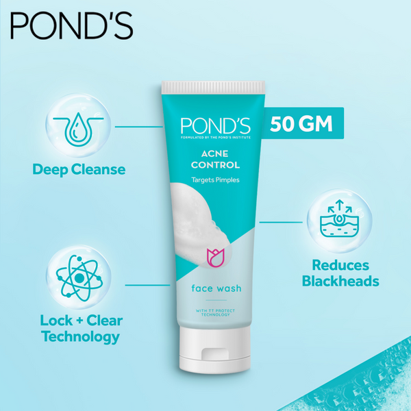 Ponds Acne Control Target Pimples Face Wash 50g