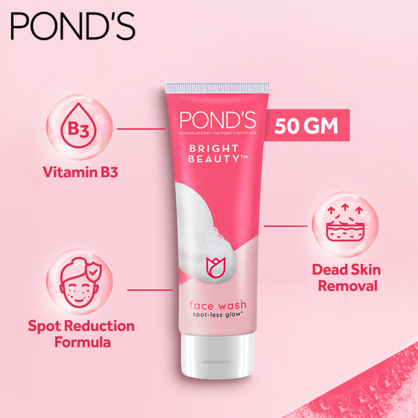 Ponds Bright Beauty Face Wash 50g