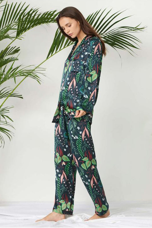 She's Inn Fashion Forward Nightwear Satin Pajama set COMFORTABLE and BREATHABLE Women pJ Set