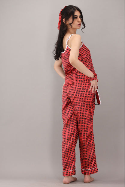 Eshaal Omani Chic Nightwear Collection â€“ Perfect Blend of Comfort & Fashion Silky Finish Night Dress For Women and Girls 7 Piece Night Wear Women's Pajama Sets