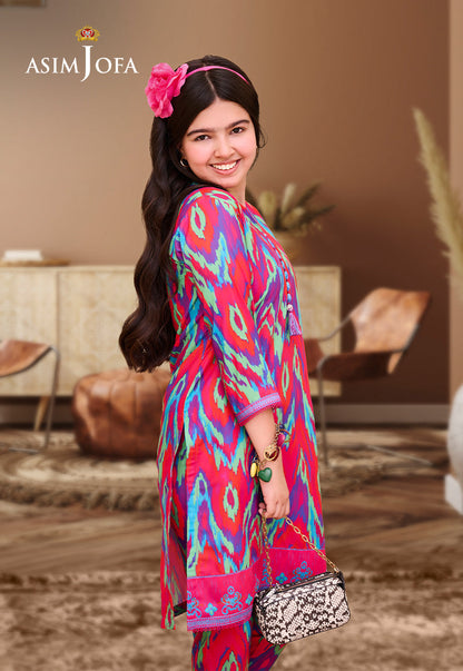 AJGLP-07 PRINTED ARABIC LAWN 2 PCS