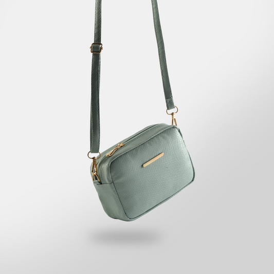 Buy Mini Snakeskin Square Bag - Sea Mist in Pakistan