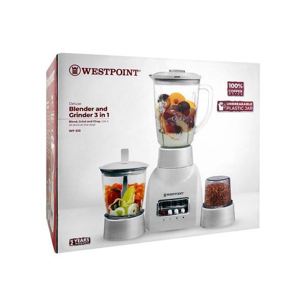 Westpoint Blender & Grinder 3 In 1 Wf-313