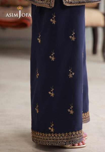 AJLPN-04 Embroidered Poly Silk Stitched 2pcs