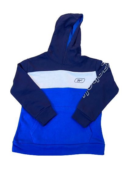 Blue & White Reebok Hoodie