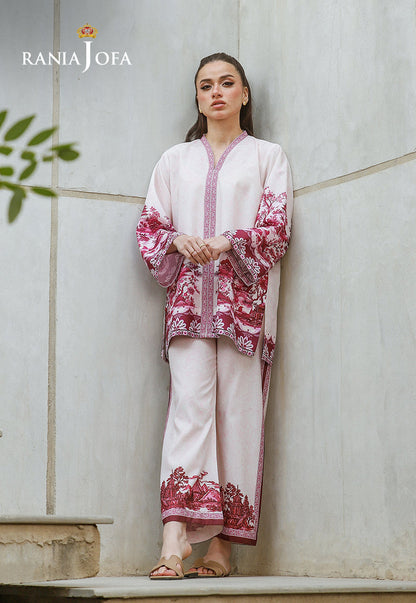 RARE-07 STITCHED PRINTED LAWN 2 PCS