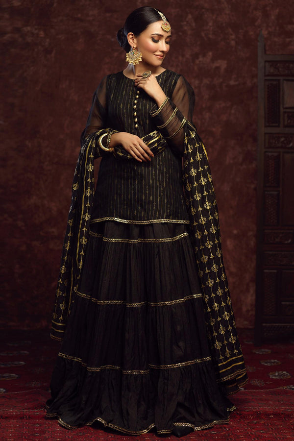Gehna By Zaaviay Stitched Hasli (Three Piece)