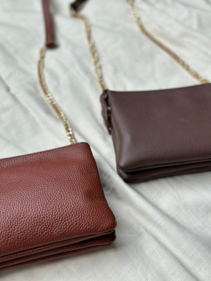 Double Zip Crossbody Bag