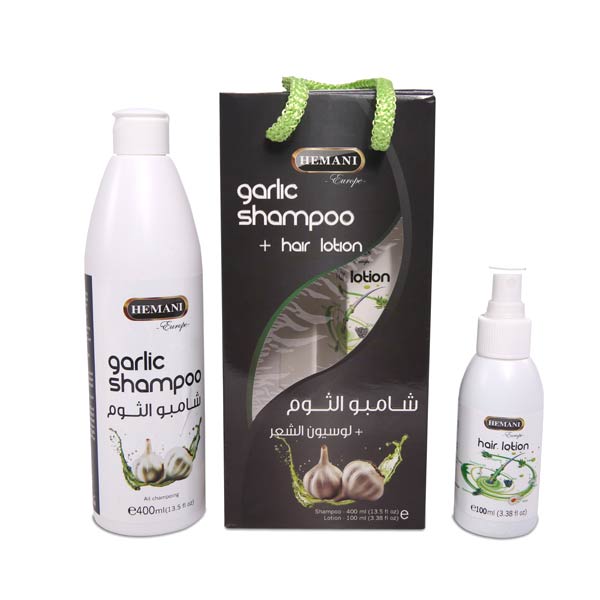 Garlic Shampoo + Lotion