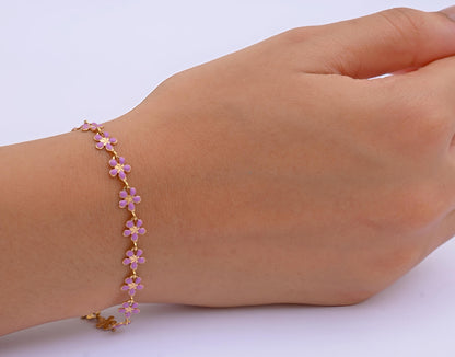 Blossom Trails Bracelet Purple
