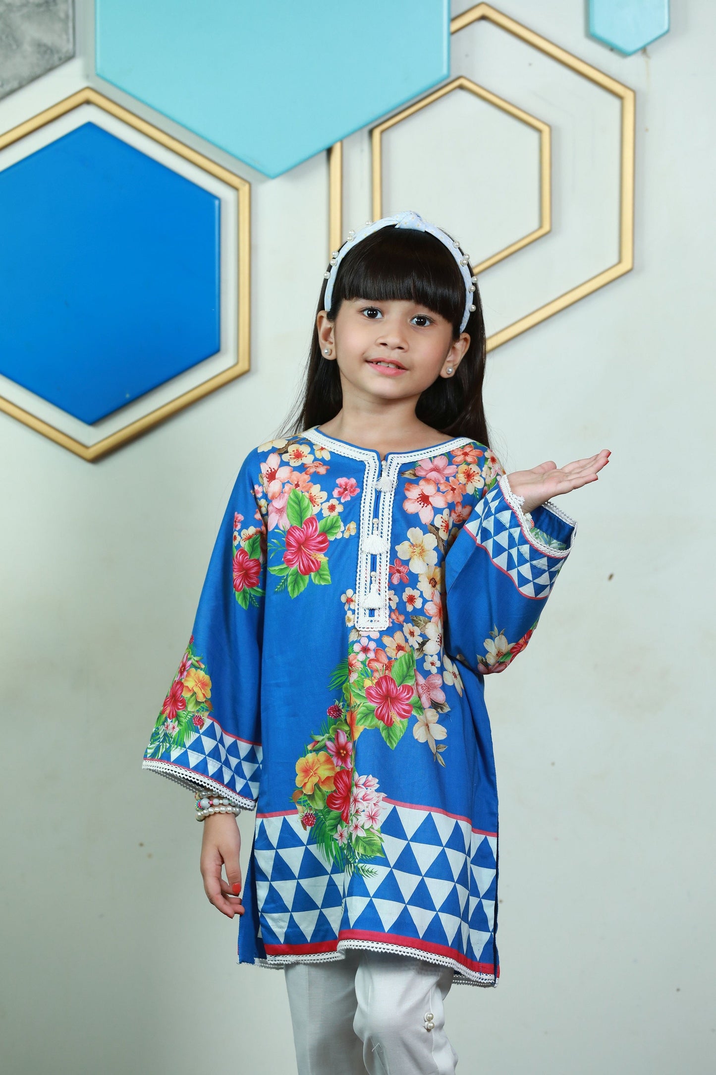 PRST-058 Digital Printed Lawn Shirt & Cotton Trouser