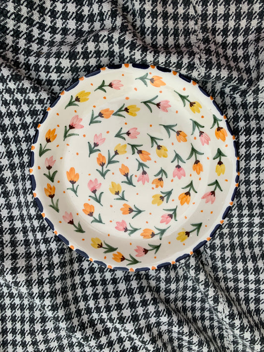 Floral Circle Plate