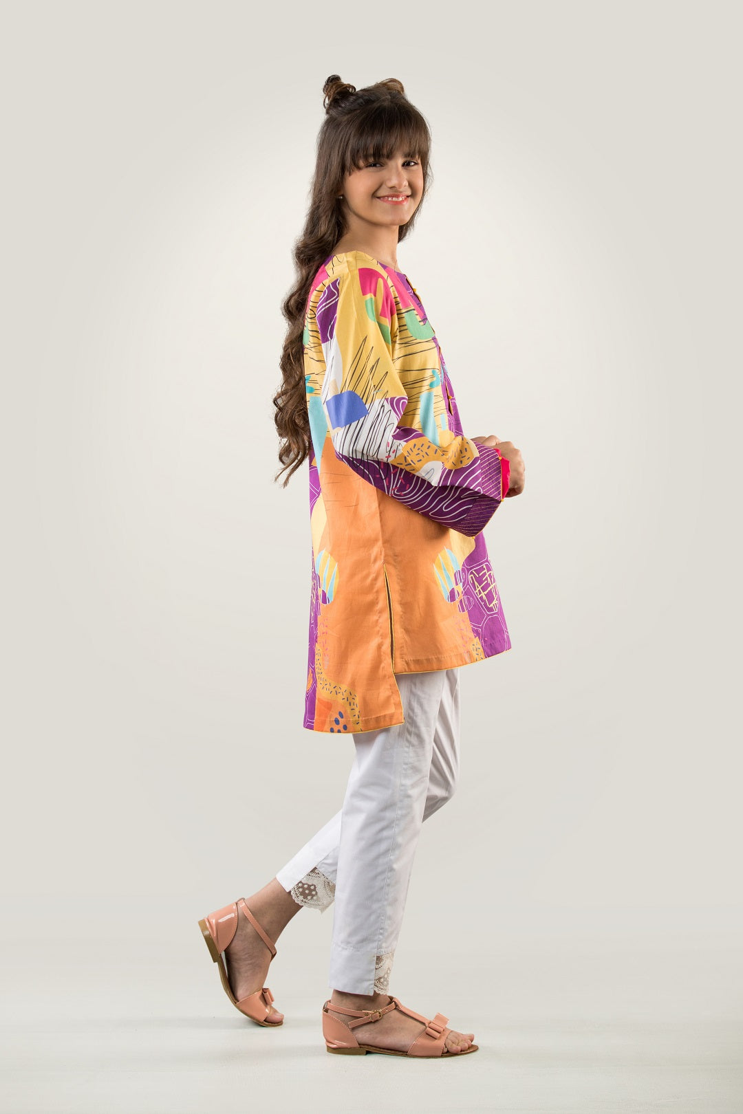 PRKT-049 POP ART Digital Printed Lawn Shirt & Cotton Trouser