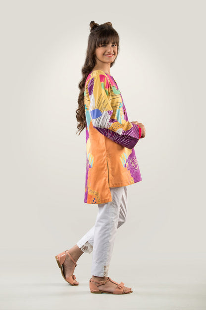 PRKT-049 POP ART Digital Printed Lawn Shirt & Cotton Trouser