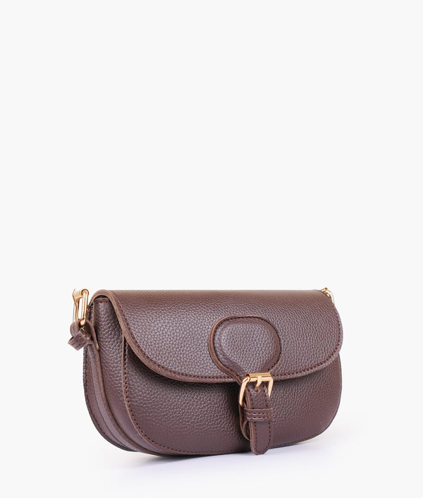 RTW Creation - Dark brown east-west shoulder bag