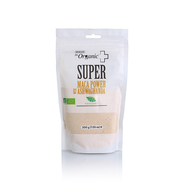 Dr Organic Super Maca Powder with Ashwagandha 200gm