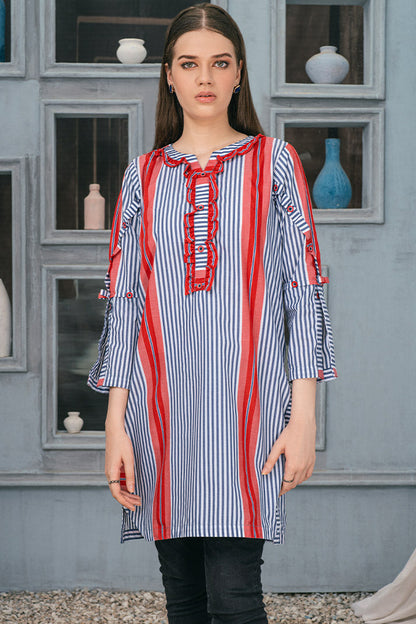 Yarn Dyed Check Fabric Tunic Kurta FRK-051