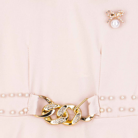 Girl Light Pink Fancy Clip Top