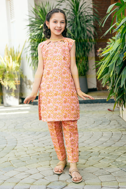K-SFC-015, RAW SILK TABEL PRINT SHIRT AND TROUSER
