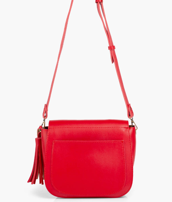 RTW Creation - Red foldover saddle bag