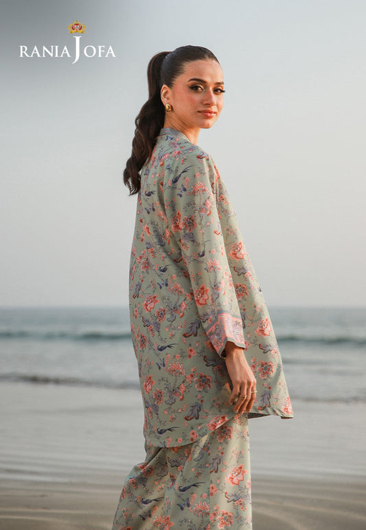 RARE-10 STITCHED PRINTED LAWN 2 PCS