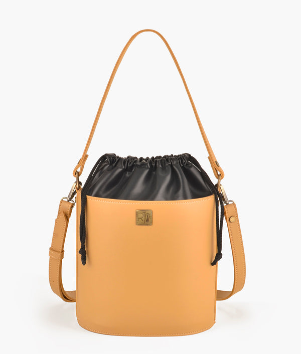 RTW Creation - Mustard top-handle bucket bag