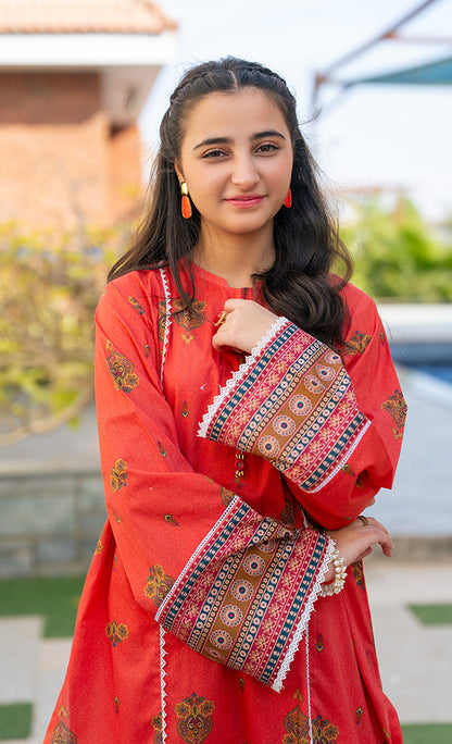 LAWN PRINTED SHIRT AND TROUSER, T-ALPRTW-028