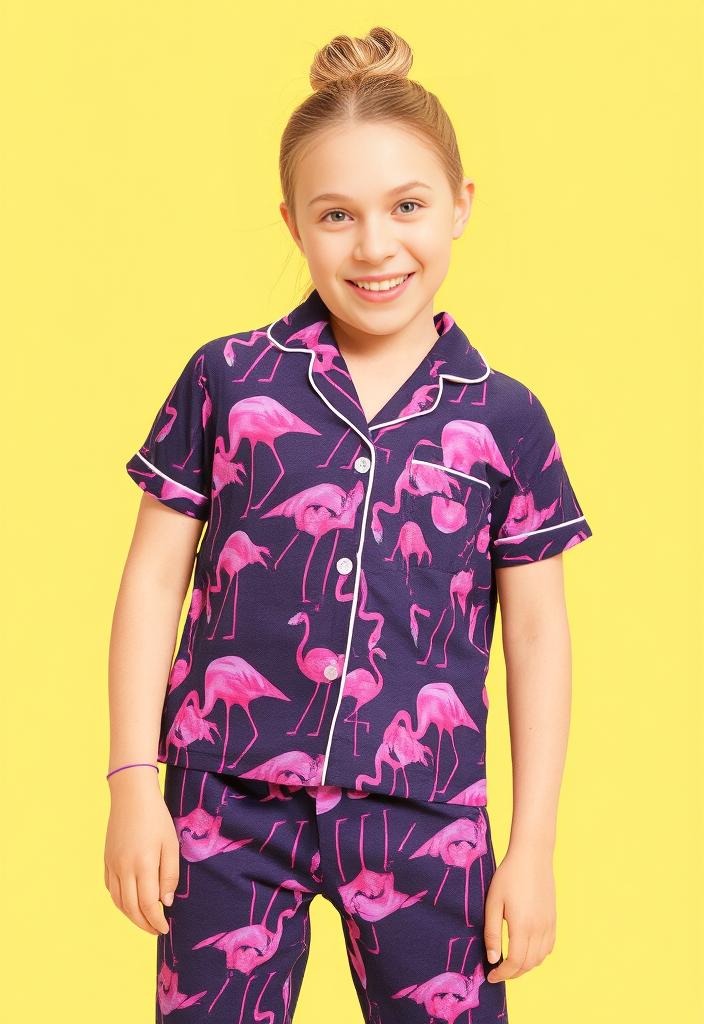 Kids klub cozy sleepwear breathable & light weight pajama set-animal-2