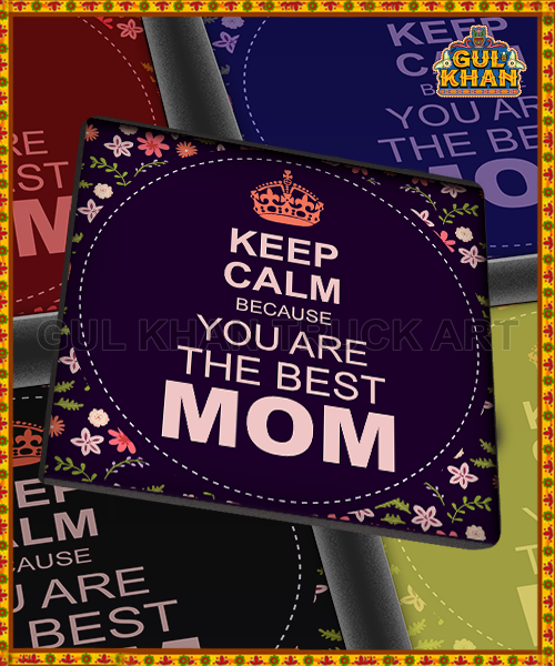 Keep Calm Printed (Mothers day) coaster design