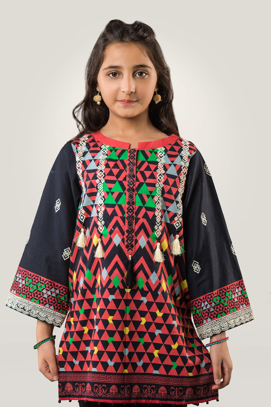 PRST-054 Embroidered Digital Printed Lawn Shirt & Cotton Trouser