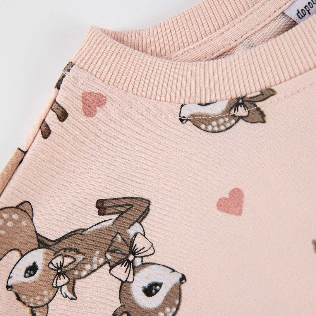 Girl Sweatshirt Deer Print