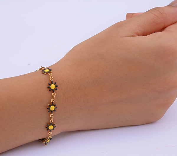 Wildflower Black Bracelet