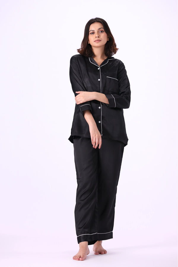Valerie Women Black PJ Set 2pc-VL-GORGEOUS-BK