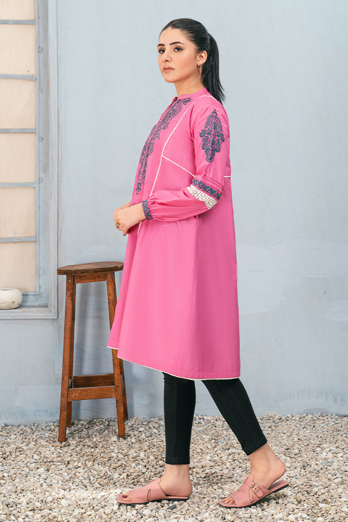 1 pc Frock Chambery Fabric Embroidery WEMB-004