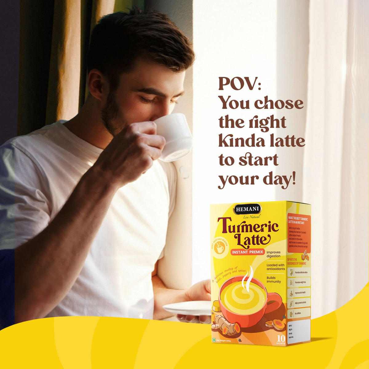 Turmeric Latte Instant Premix - 220g
