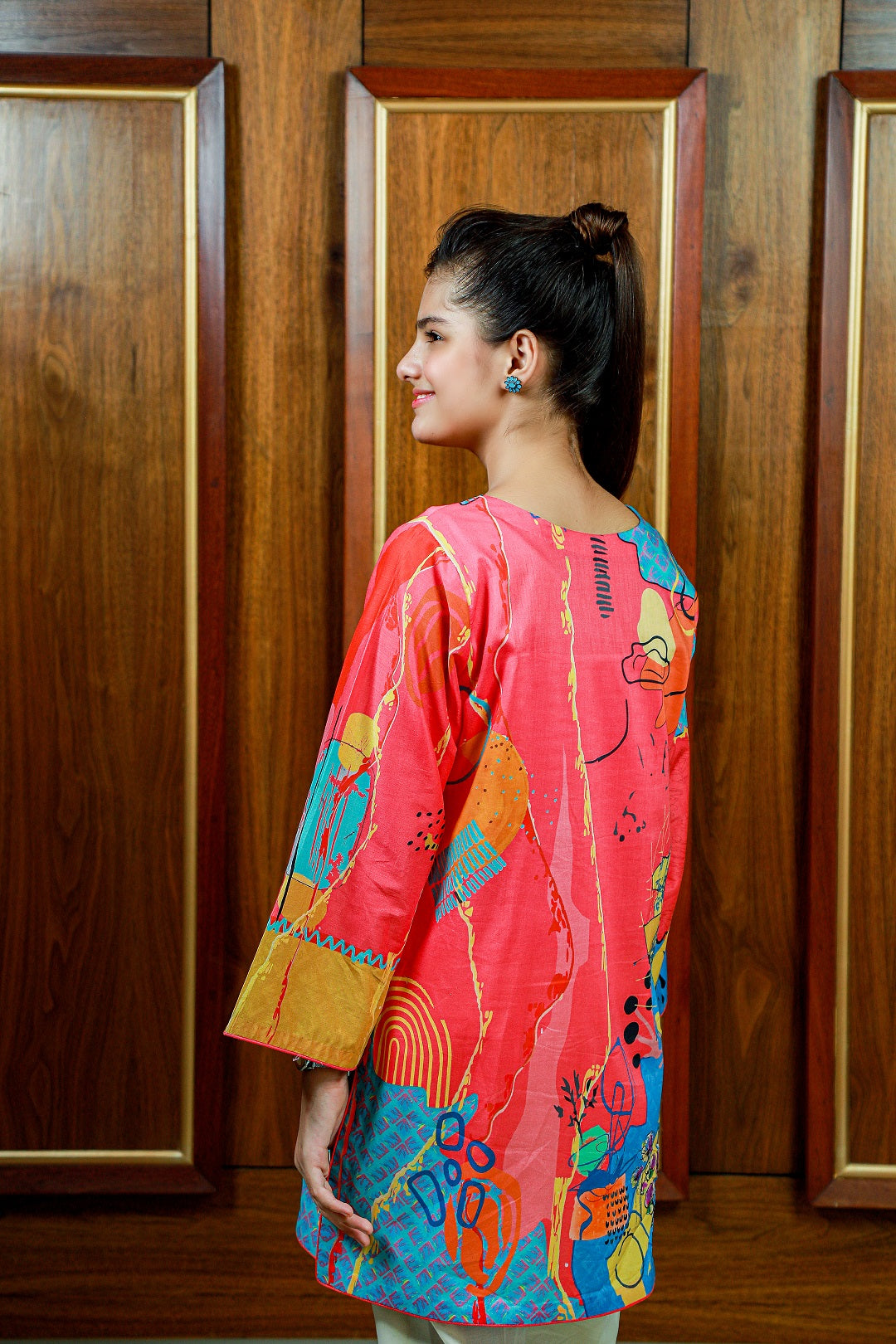POP ART Digital Printed Lawn Shirt & Cotton Trouser SKU: PRKT-043
