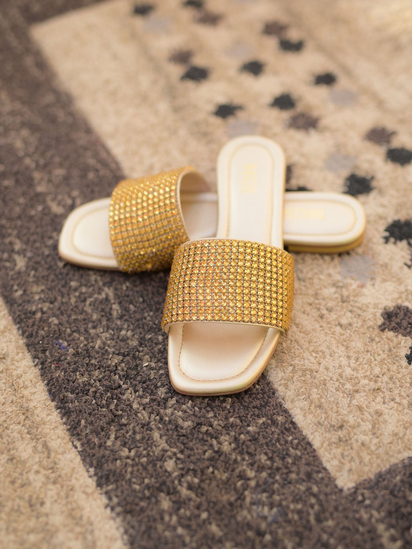 Celeste Luxe Flats — Gilded Glow