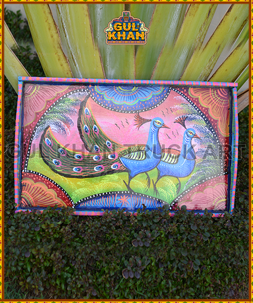 Tray  (Wooden Hand Painted) Design 0017