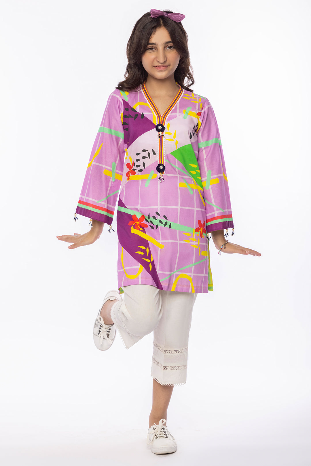01 PCS Digital Printed Lawn Kurti SKU: MAC-026
