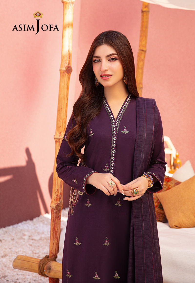 AJOD-30 EMBROIDERED CAMBRIC 3 PCS