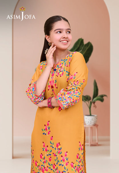 AJGLP-01 PRINTED ARABIC LAWN 2 PCS